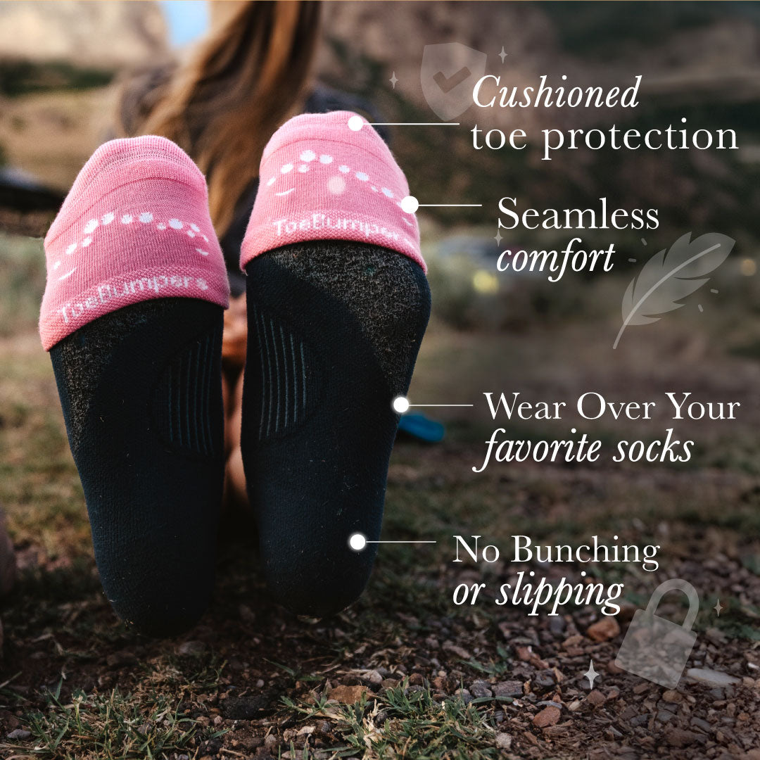 Women's Toe-Protection Compression Running Socks (2 Pair)